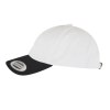 Casquette basse bicolore