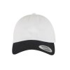 Casquette basse bicolore