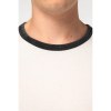 T-shirt ringer écoresponsable à bords contrastés effet délavé homme