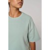 Sweat-shirt crop à manches courtes col rond femme