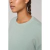 Sweat-shirt crop à manches courtes col rond femme