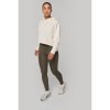 Sweat-shirt crop à capuche femme