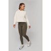 Sweat-shirt crop à capuche femme
