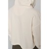 Sweat-shirt crop à capuche femme