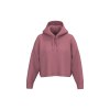 Sweat-shirt crop à capuche femme