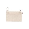 Pochette en coton recycle 220 g/m2 avec anneau porte cles interne amovible
