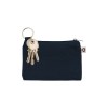 Pochette en coton recycle 220 g/m2 avec anneau porte cles interne amovible