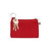 Pochette en coton recycle 220 g/m2 avec anneau porte cles interne amovible