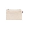Pochette en coton recycle 220 g/m2 avec anneau porte cles interne amovible