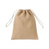 Sac cadeau en juco 250 g/m2. Refermable grace a sa double corde
