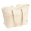 Sac en coton recycle 450 g/m2 avec longues anses et double poche frontale