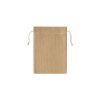 Sac cadeau en juco 250 g/m2. Refermable grace a sa double corde