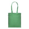 Tote bag en coton recycle 300 g/m2 avec effet melange. Longues anses