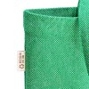 Tote bag en coton recycle 300 g/m2 avec effet melange. Longues anses
