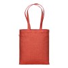 Tote bag en coton recycle 300 g/m2 avec effet melange. Longues anses