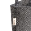 Tote bag en coton recycle 300 g/m2 avec effet melange. Longues anses