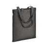 Tote bag en coton recycle 300 g/m2 avec effet melange. Longues anses