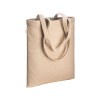 Tote bag en coton recycle 300 g/m2 avec effet melange. Longues anses