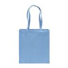 Tote bag en coton recycle 300 g/m2 avec effet melange. Longues anses et soufflet