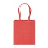 Tote bag en coton recycle 300 g/m2 avec effet melange. Longues anses et soufflet