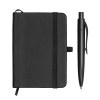 Set carnet avec couverture rigide en PU et mini stylo