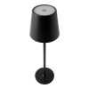 Lampe de table LED rechargeable en métal et plastique