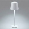 Lampe de table LED rechargeable en métal et plastique