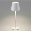Lampe de table LED rechargeable en métal et plastique