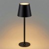 Lampe de table LED rechargeable en métal et plastique