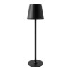 Lampe de table LED rechargeable en métal et plastique