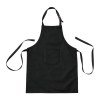 Tablier de cuisine long reglable en coton et polyester. Poche frontale