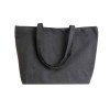 Sac shopping en coton (280 g-m2), anses longues et sufflet