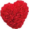 Roses artificielles en forme de cœur JANICE