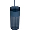 Tasse à rayures avec paille SOLEDAD