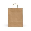 Sac kraft recyclé Vesuvio L marron. 115g/m². Fabriqué au Portugal
