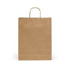 Sac kraft recyclé Vesuvio L marron. 115g/m². Fabriqué au Portugal