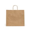 Sac kraft recyclé brun Vesuvio XL, 115g/m². Fabriqué au Portugal.