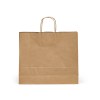 Sac kraft recyclé brun Vesuvio XL, 115g/m². Fabriqué au Portugal.
