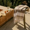 Fouta serviette polycoton recyclé 470g MARINA