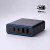 Opti Power GaN chargeur de bureau 65W (tour de charge à 4 ports)