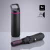 Outdoor Set : gourde en acier 650 ml et parapluie automatique
