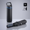Outdoor Set : gourde en acier 650 ml et parapluie automatique