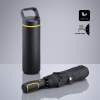 Outdoor Set : gourde en acier 650 ml et parapluie automatique