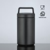 Porcelain Set : mug isotherme 630 ml et récipient alimentaire 800 ml avec revêtement en porcelaine
