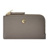 Porte-cartes zip Séraphine Taupe