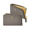 Porte-cartes zip Séraphine Taupe