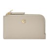 Porte-cartes zip Séraphine Light Grey