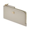Porte-cartes zip Séraphine Light Grey