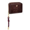 Portefeuille avec flap Philomène Burgundy