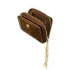 Portefeuille avec flap Philomène Camel
